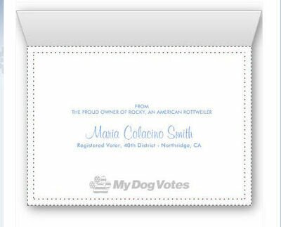 American Rottweiler Customizable Inside View My Dog Votes Holiday